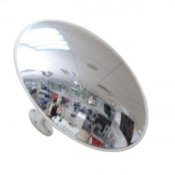 Обзорное зеркало безопасности, диаметр 430 мм, белый кант